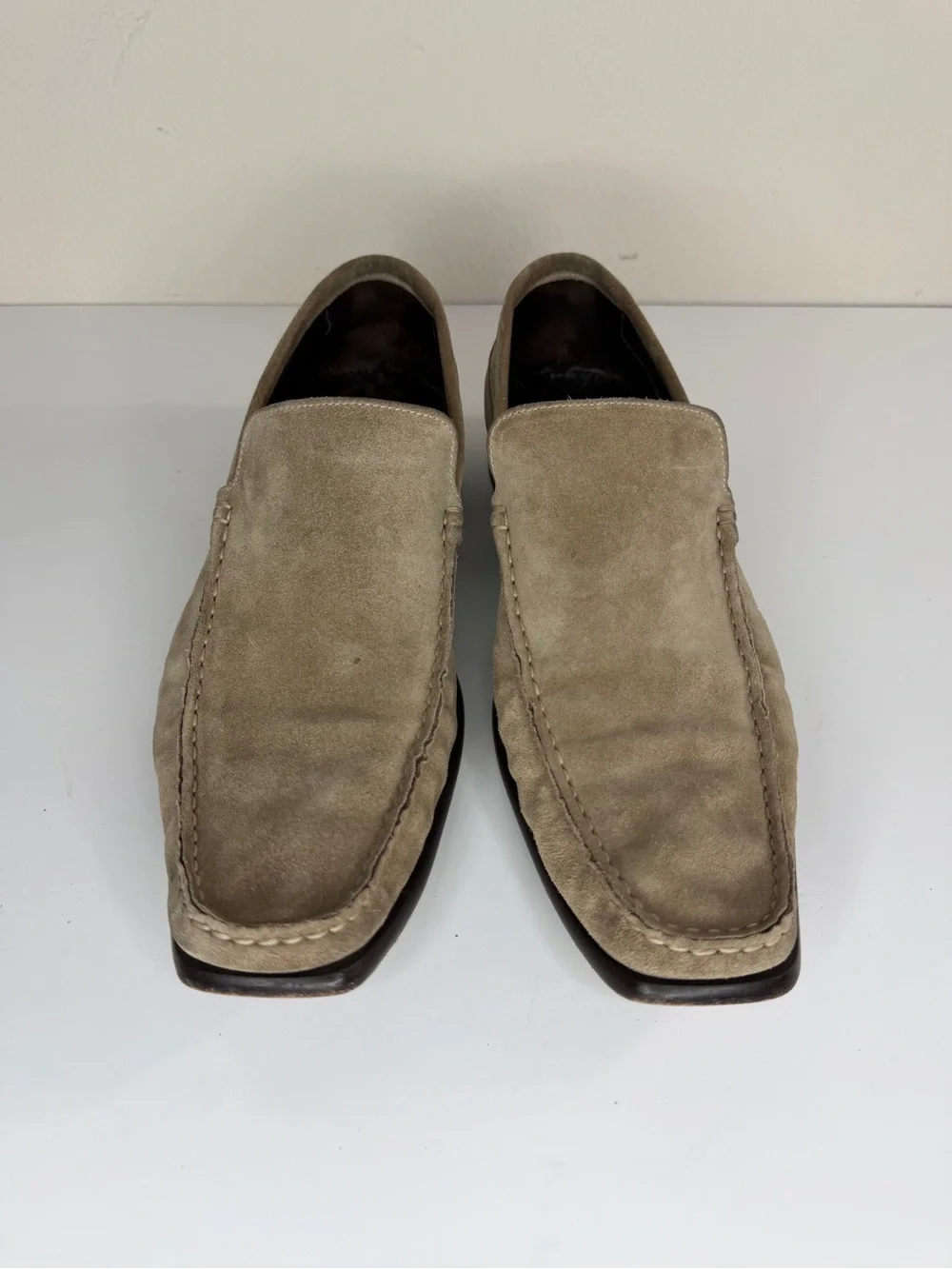 to boot New York Driving Loafers Casual Shoes Men Size 9 Brown Suede comfort